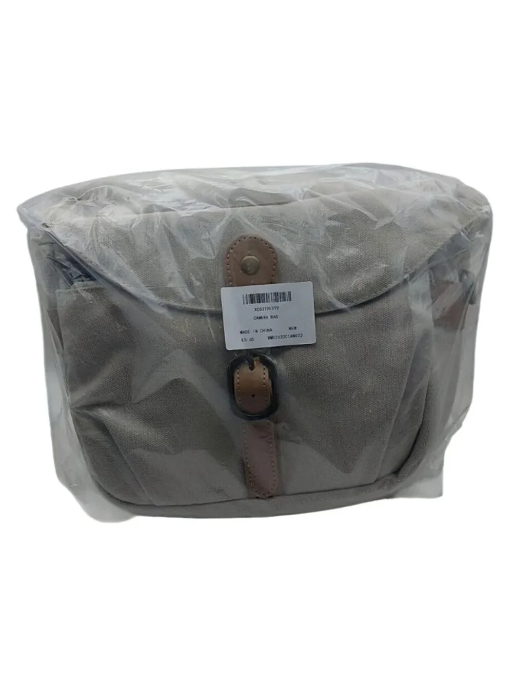 NWT Bagsmart SLR DSLR Canvas Crossbody Messenger Camera Case Strap Rain Cover